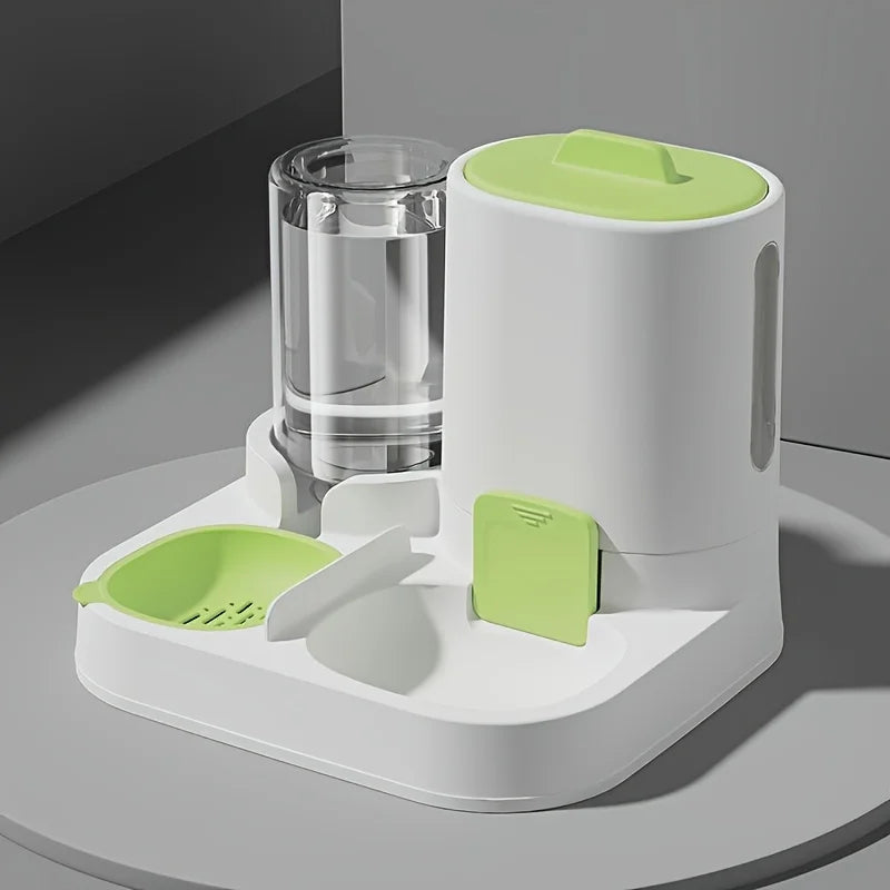 Automatic Gravity Cat Water Dispenser Feeder Spill-Proof Large Capacity One-Piece Design Pet Supplies