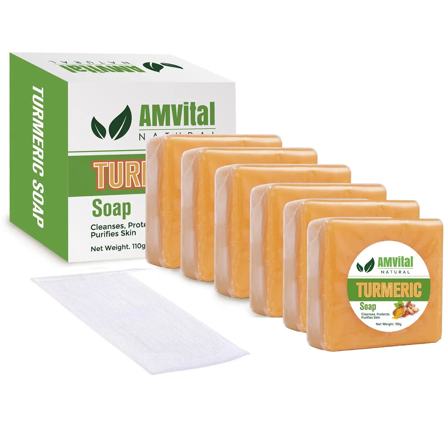 AMVital Turmeric Soap Bar for Face & Body