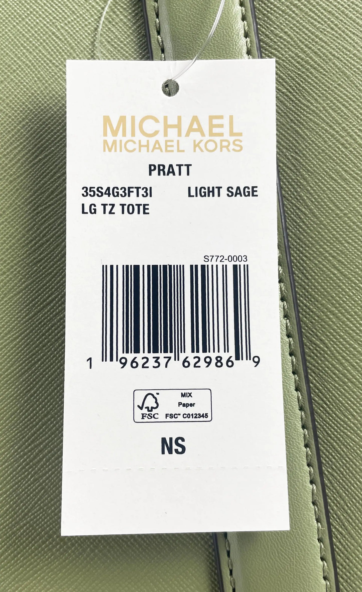 Style Loft Collection x Michael Kors Large Pratt Shoulder Zip Tote Bag