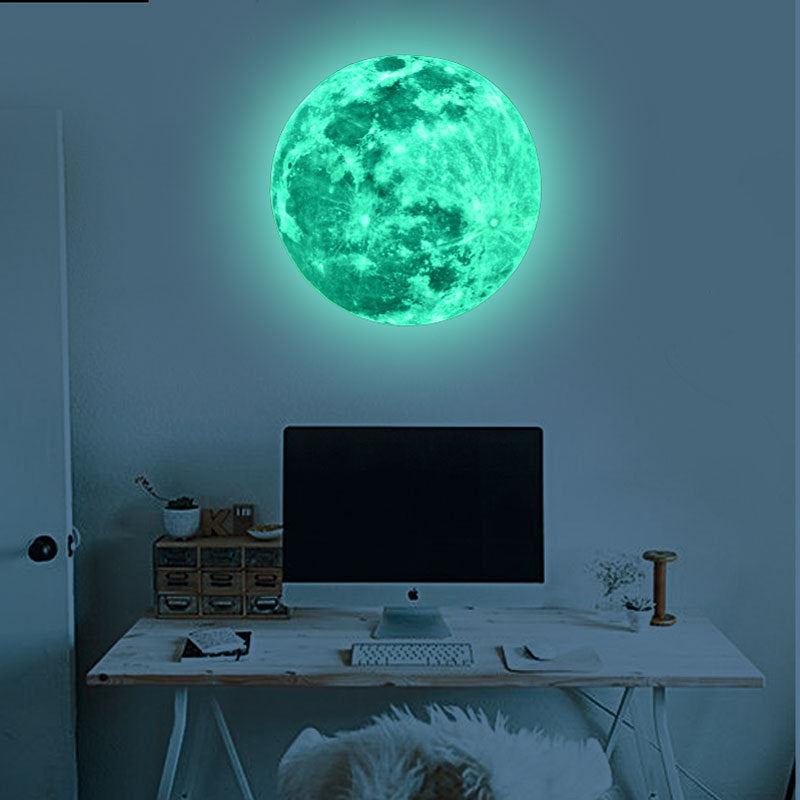 Luminous Lunar Environmental Wall Stickers