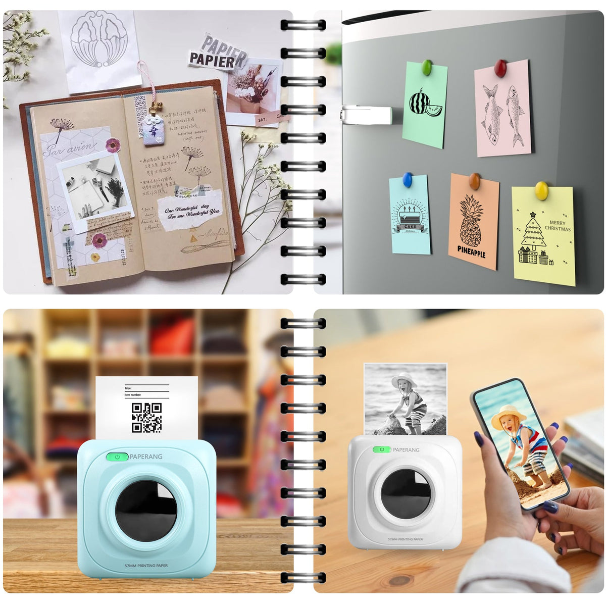 Pocket Bluetooth Thermal Label Printer for Smart Stickers