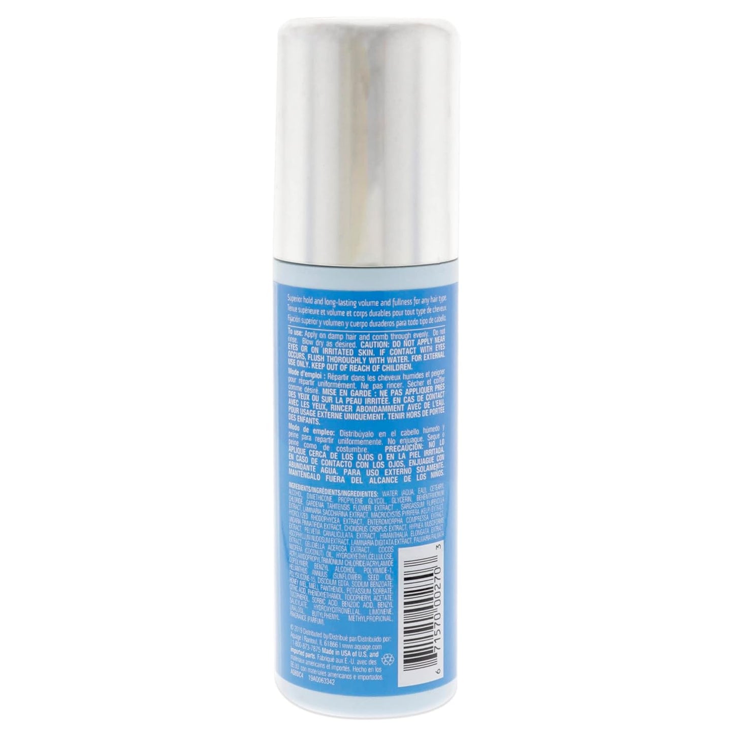 AQUAGE Blow Dry Creme, Adds Volume and Lift to Root Area and Overall Body and Fullness When Blow-Drying Hair, Long Lasting Hold, 4 oz