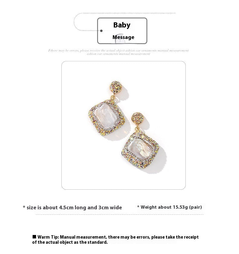 Personality Niche Design Necklace Earring Ring Set