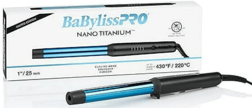 BaBylissPRO Nano Titanium Matte-Black 1 Curling Wand