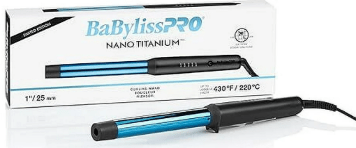 BaBylissPRO Nano Titanium Matte-Black 1 Curling Wand