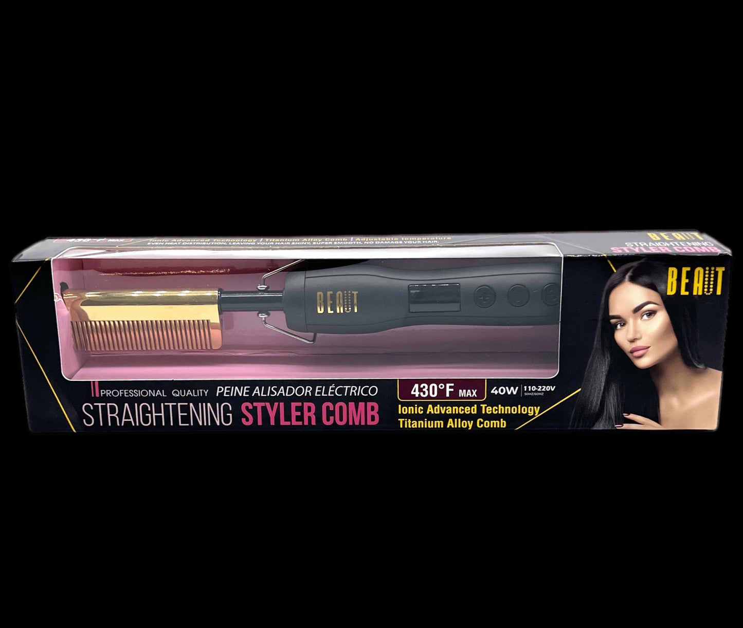 BEAUT Straightening Styler Comb 430 °F max
