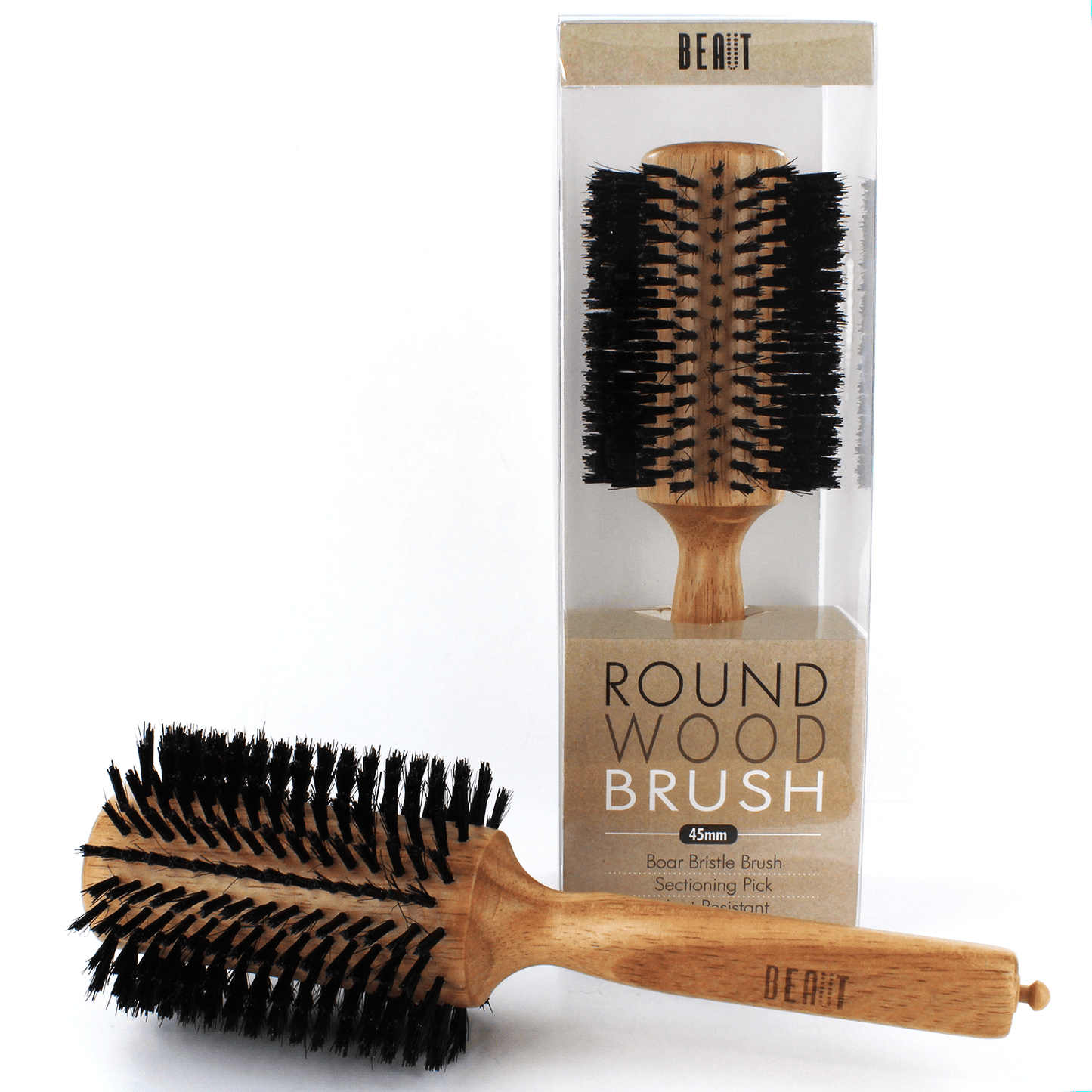 BEAUT Wood Round Brush