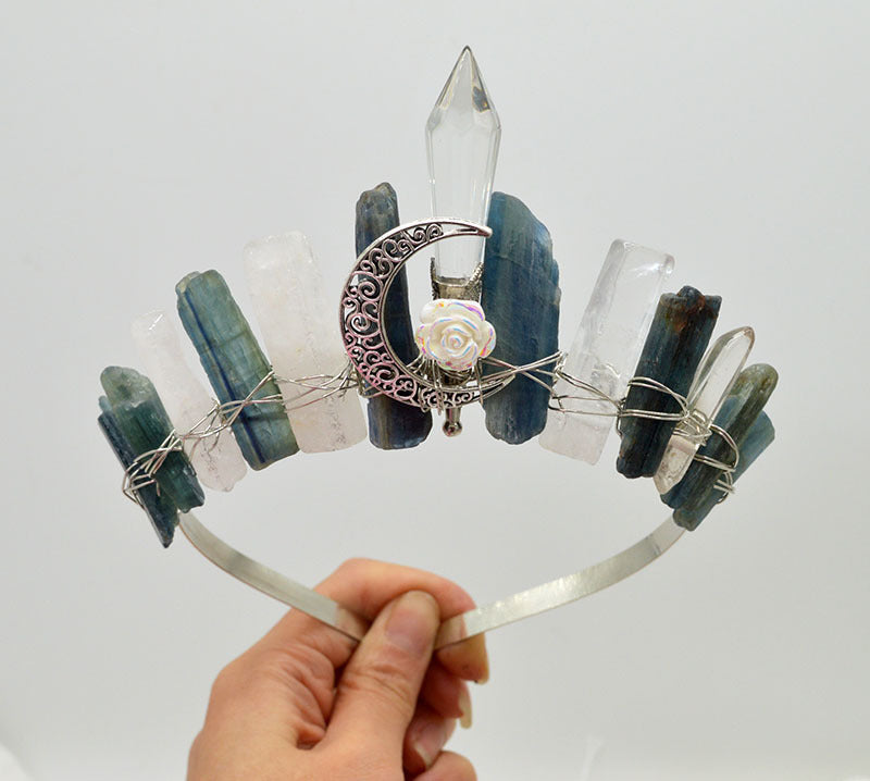 Handmade Crystal Crown Hair Accessories