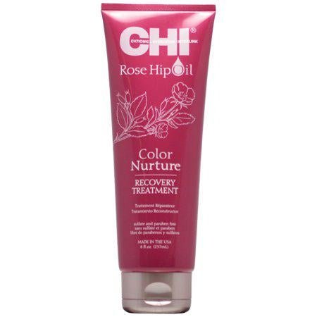 CHI Rose Hip Oil Color Nurture Recovery Treatment 8 oz