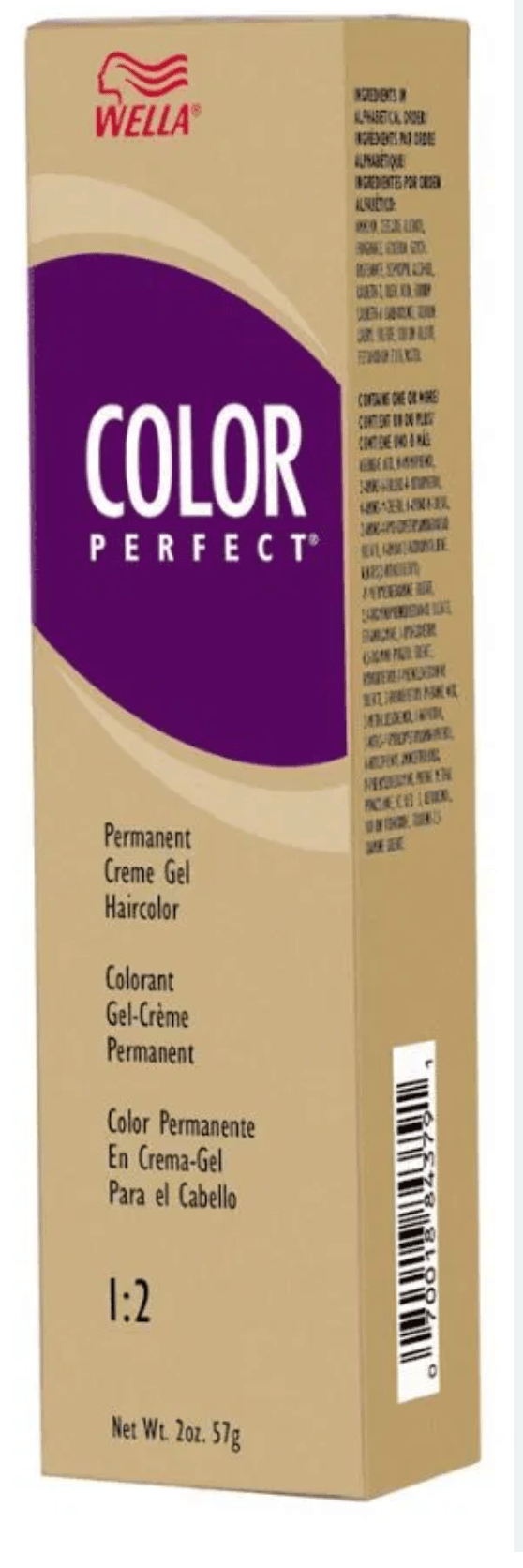 Color Perfect Permanent Cr?Me Gel Hair Color - V Violet Modifier by Wella for Unisex