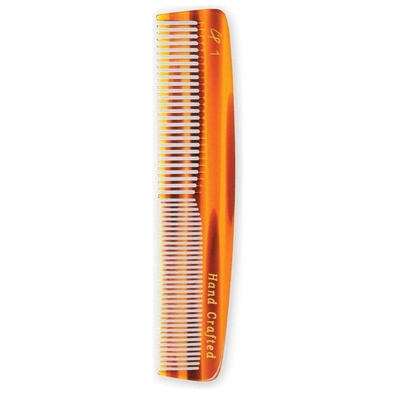 Tortoise Pocket Comb with Medium and Fine Teeth (5.5 in)