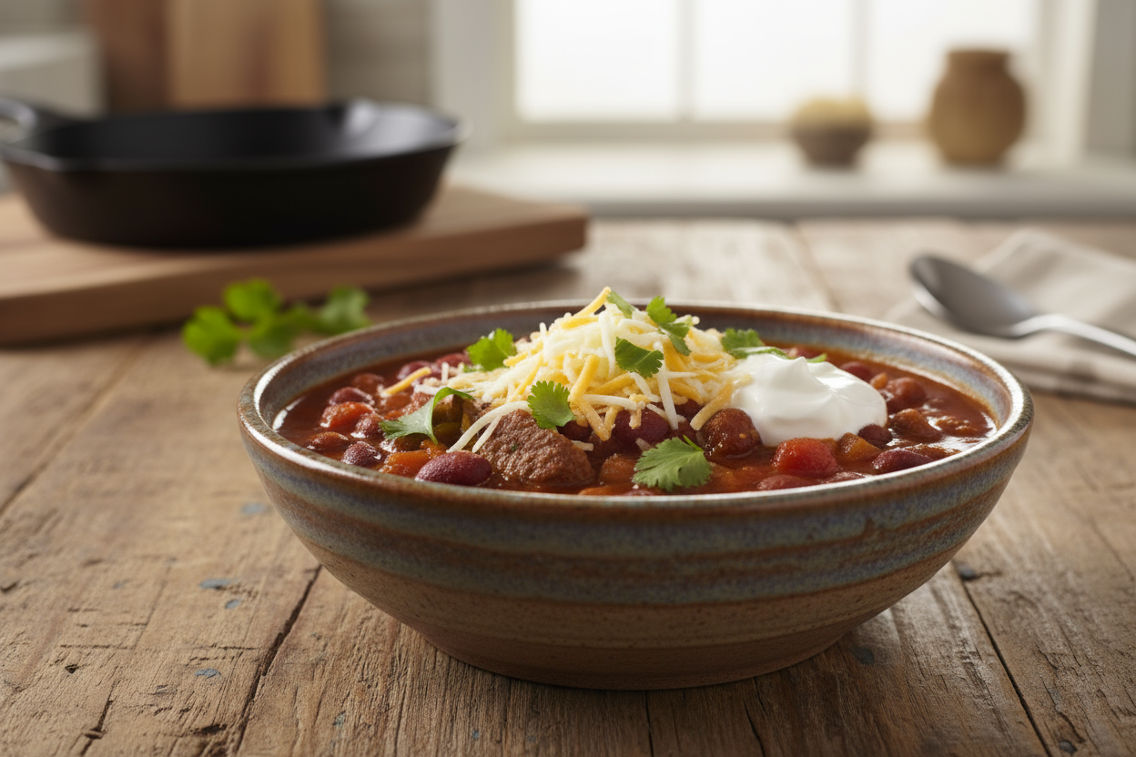 Classic Beef Chili Recipe - Digital Download