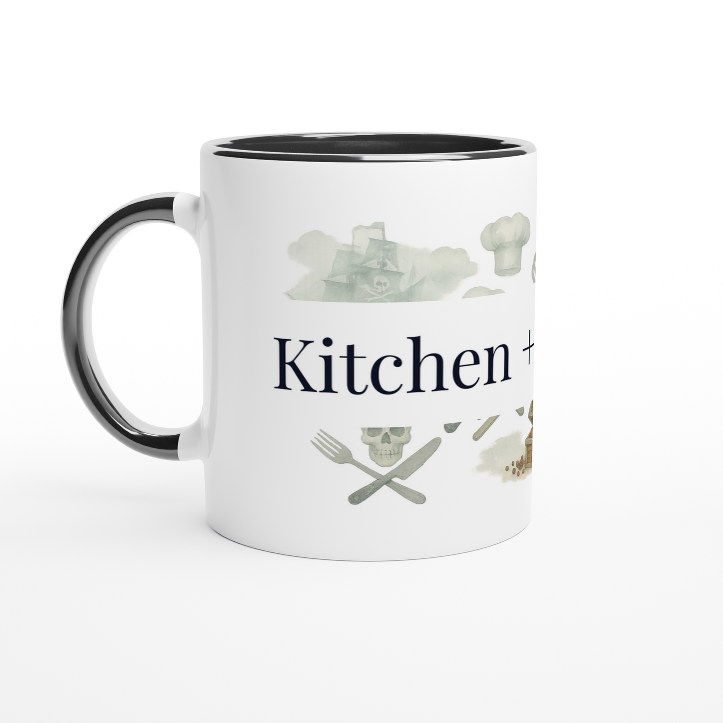 White 12oz Enamel Mug - White 11oz Ceramic Mug with Color Inside | Coffee Mugs | Kitchen + Metal