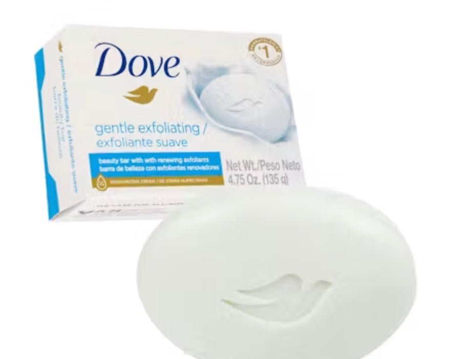 Dove Gentle Exfoliating Beauty Cream Bar for Renewed Skin Gentle Exfolianting
