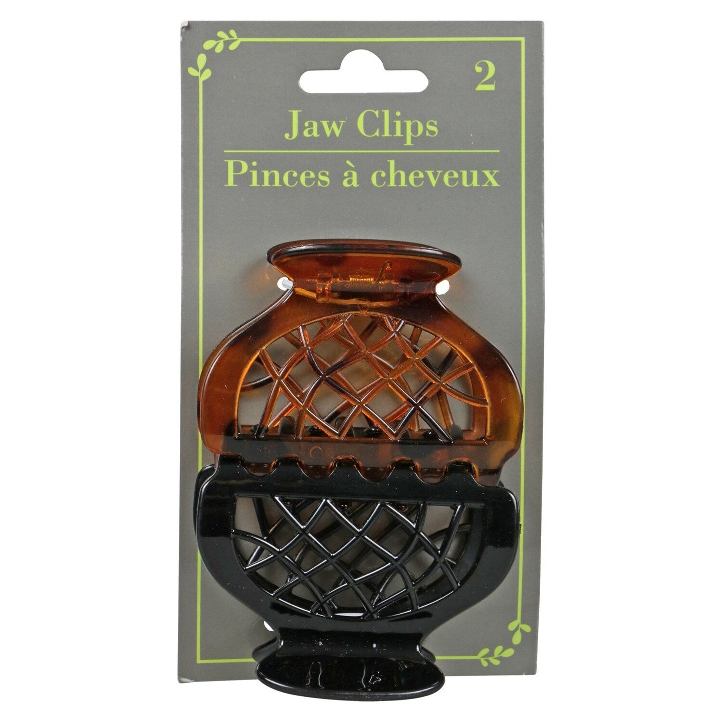 Large Jaw Clips, 2pk