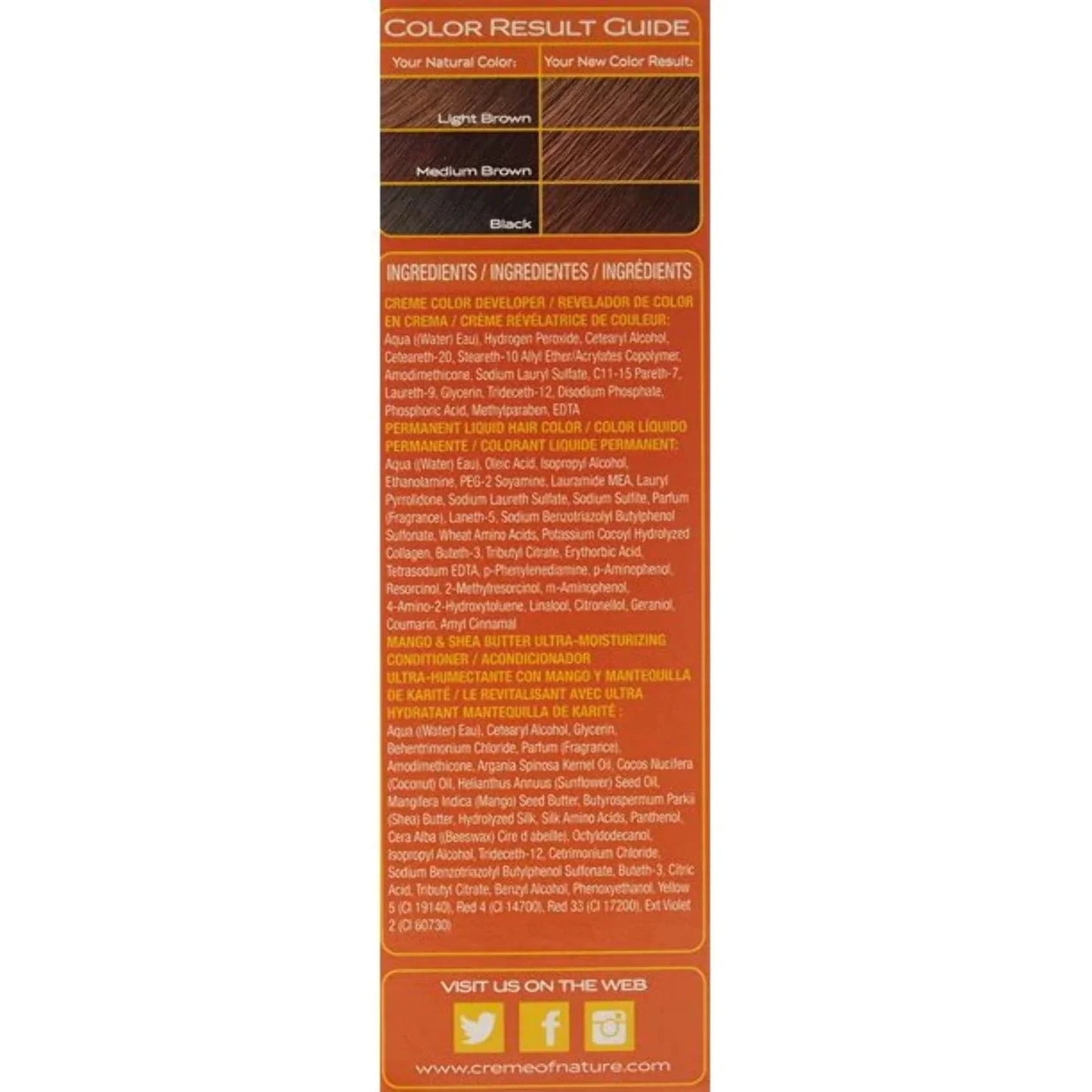 Crème of Nature Moisture- Rich Hair Color C20 Lt Golden Brown