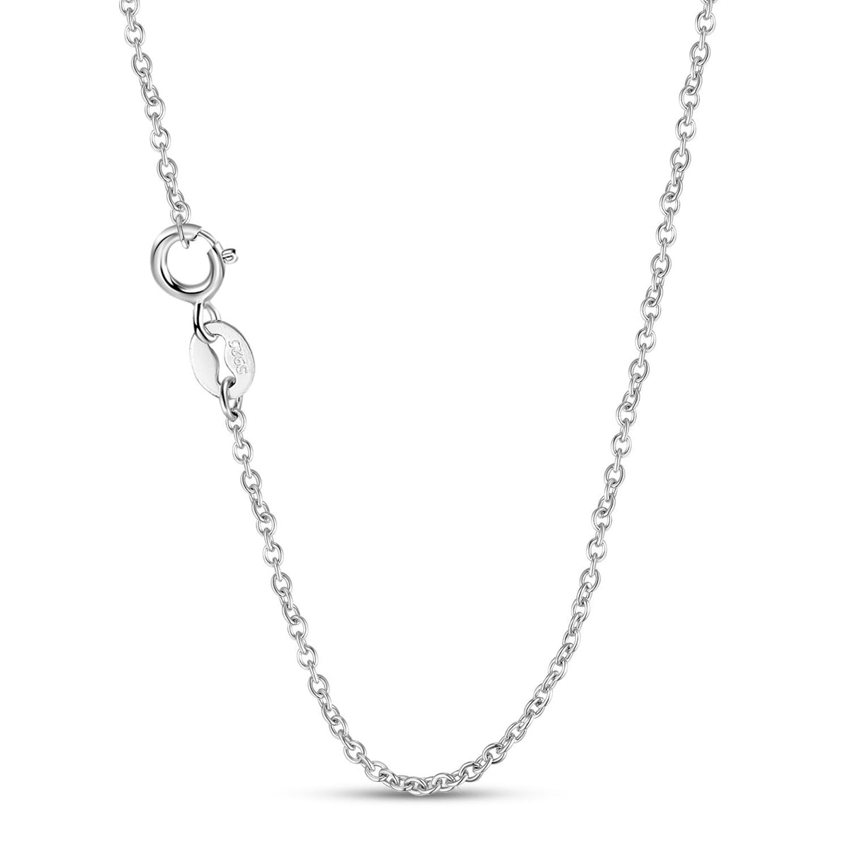 S925 Sterling Silver Jewelry Thorn Rose Cross Necklace