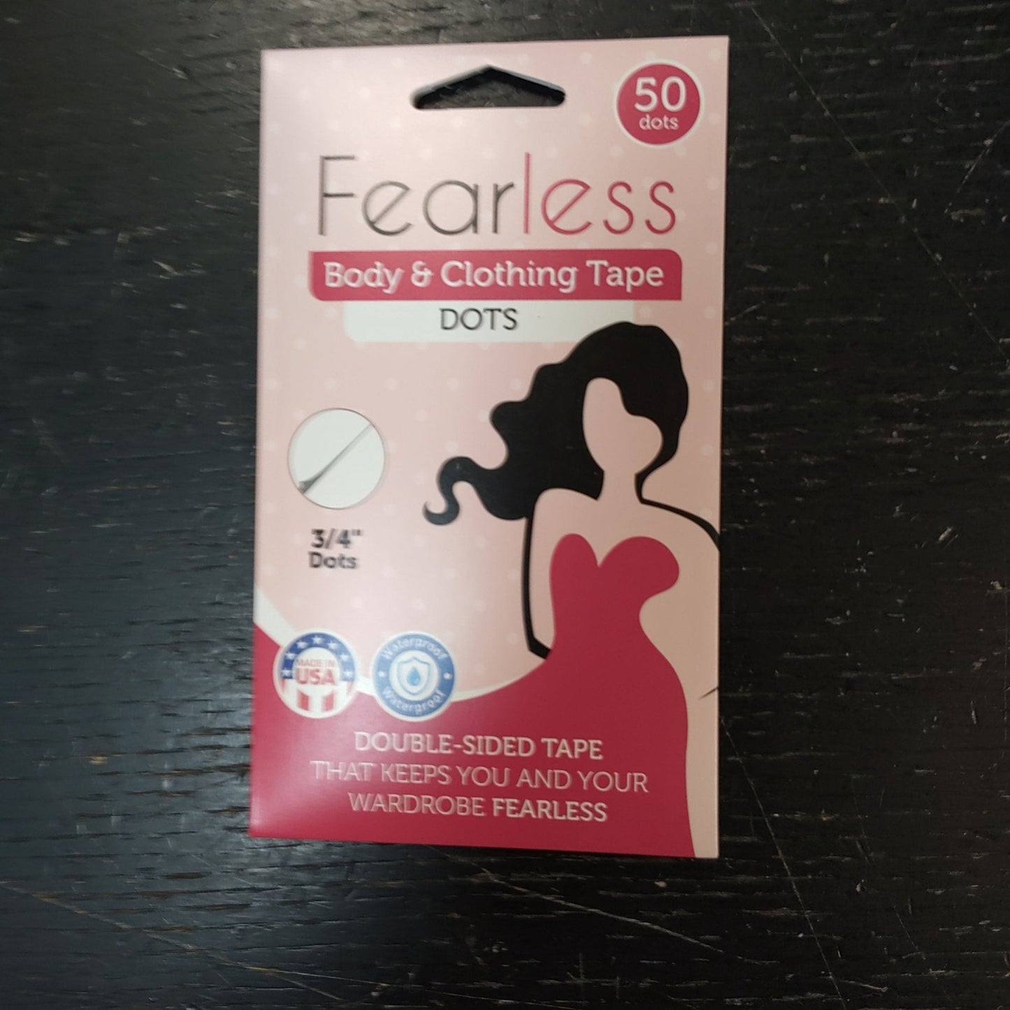 Fearless Tape - Double Sided Tape 3/4" Dots 50pcs