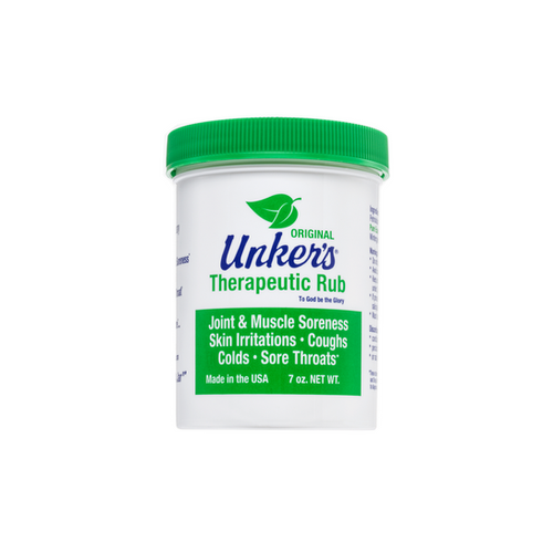 Unker's Original Therapeutic Rub 7 Oz
