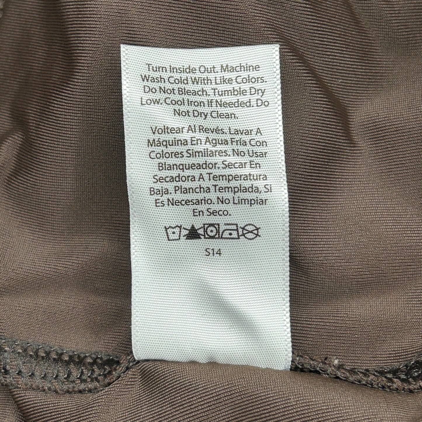 TIME AND TRU Women's Faux Leather Leggings Sz XXL 20 Brown (New)