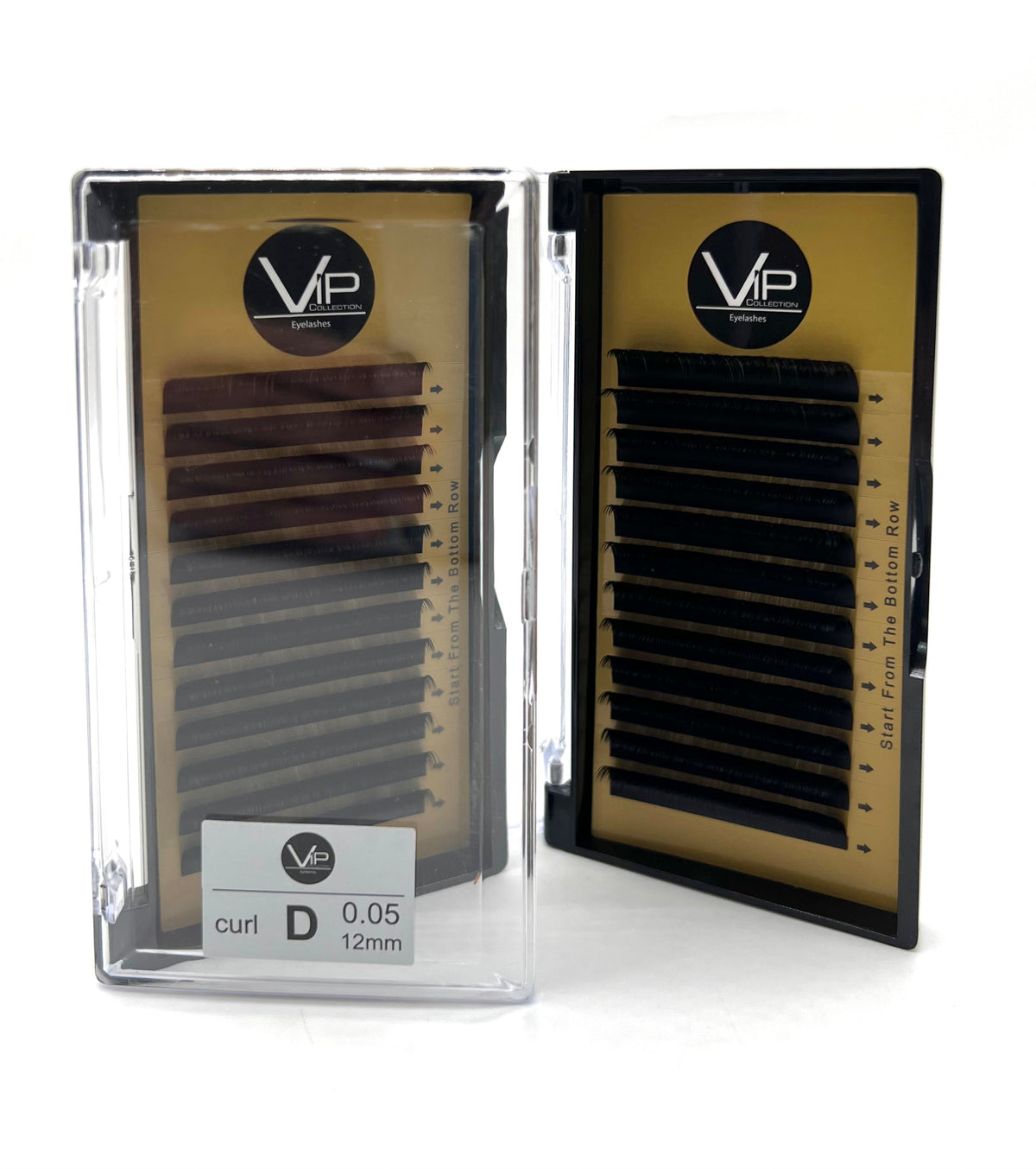 VIP Faux Mink Lash Extensions 0.05 mm D Curl 17 mm | Wide Tray