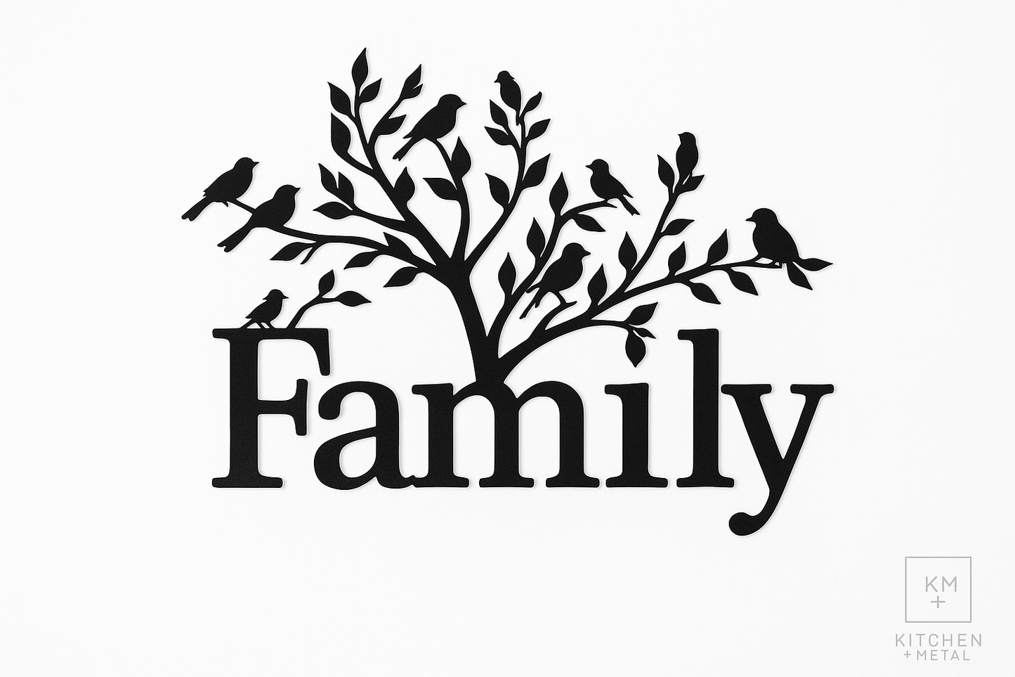 Family Tree - Metal Wall Art | Home Decor | Kitchen + Metal