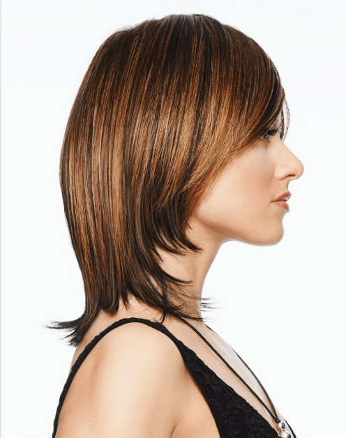 Hairdo Layered Love Mid Length Cut Wig Black FM