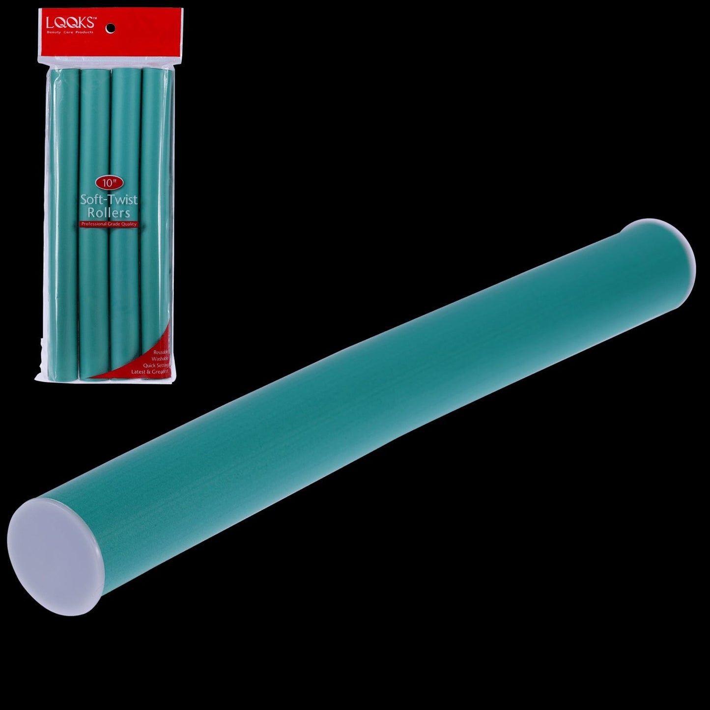 LQQKS 10" SOFT-TWIST ROLLER GREEN 1"