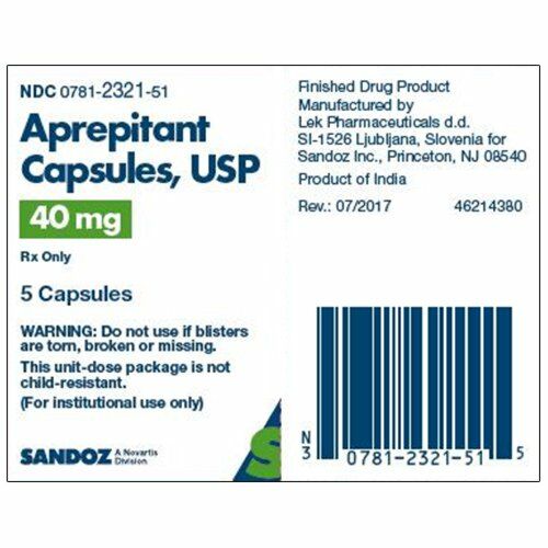 Aprepitant 40 mg Capsules