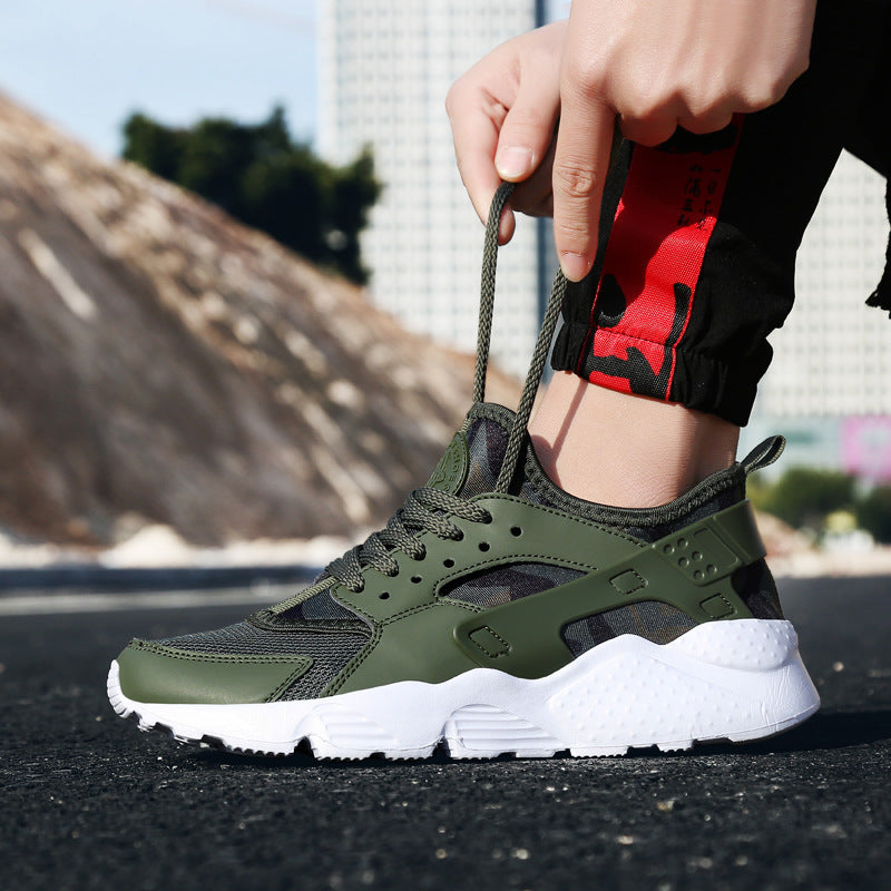 Men's mesh sports shoes for men women's flat running shoes for couples men's travel shoes for men