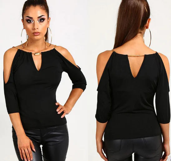 Style Loft Collection GTL in Jersey Off-Shoulder T-Shirt