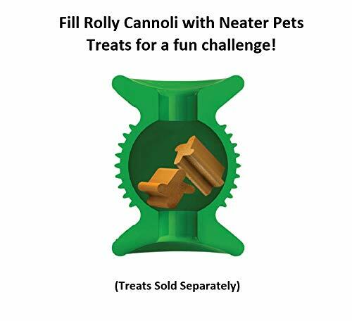 NEATER PET BRANDS Rolly Cannoli Large Classic Orange Mess Proof Treat Toy