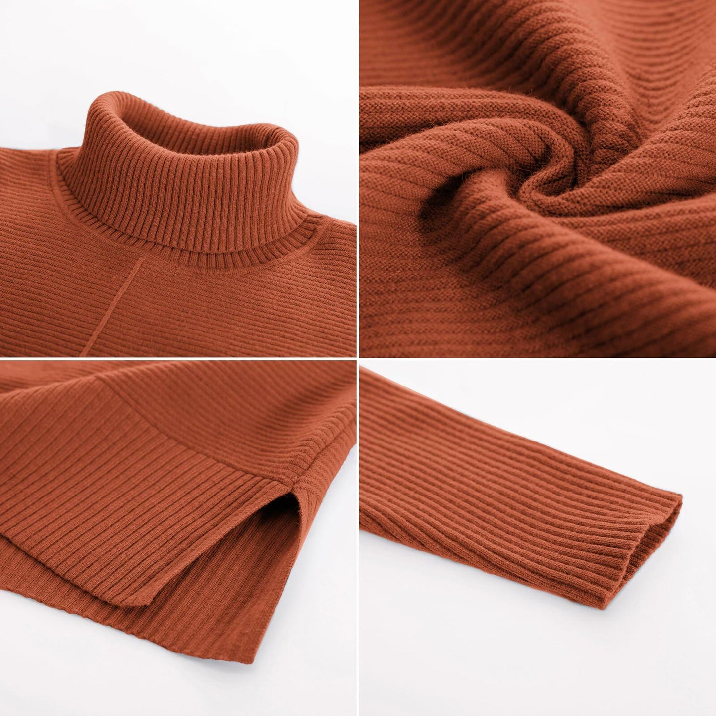 Hanna Nikole Plus Size Cowl Neck Sweater Long Sleeve Orange Size 16
