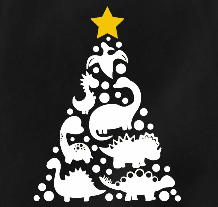 Toddler Kids Reindeer Christmas Short Sleeve Tee Shirt Size M Black