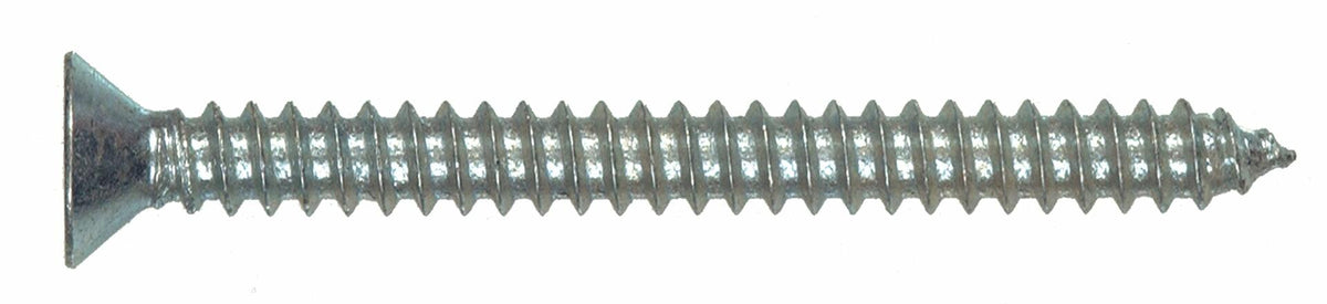 Hillman Group 490265 Flat Head Phillips Sheet Metal Screw 6x1.5in 10-Pack