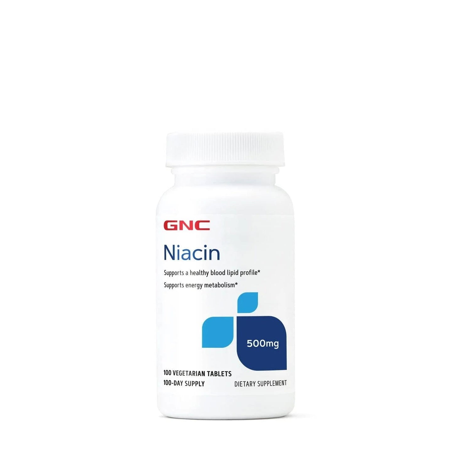 GNC Niacin 500 mg – 100 Vegetarian Tablets