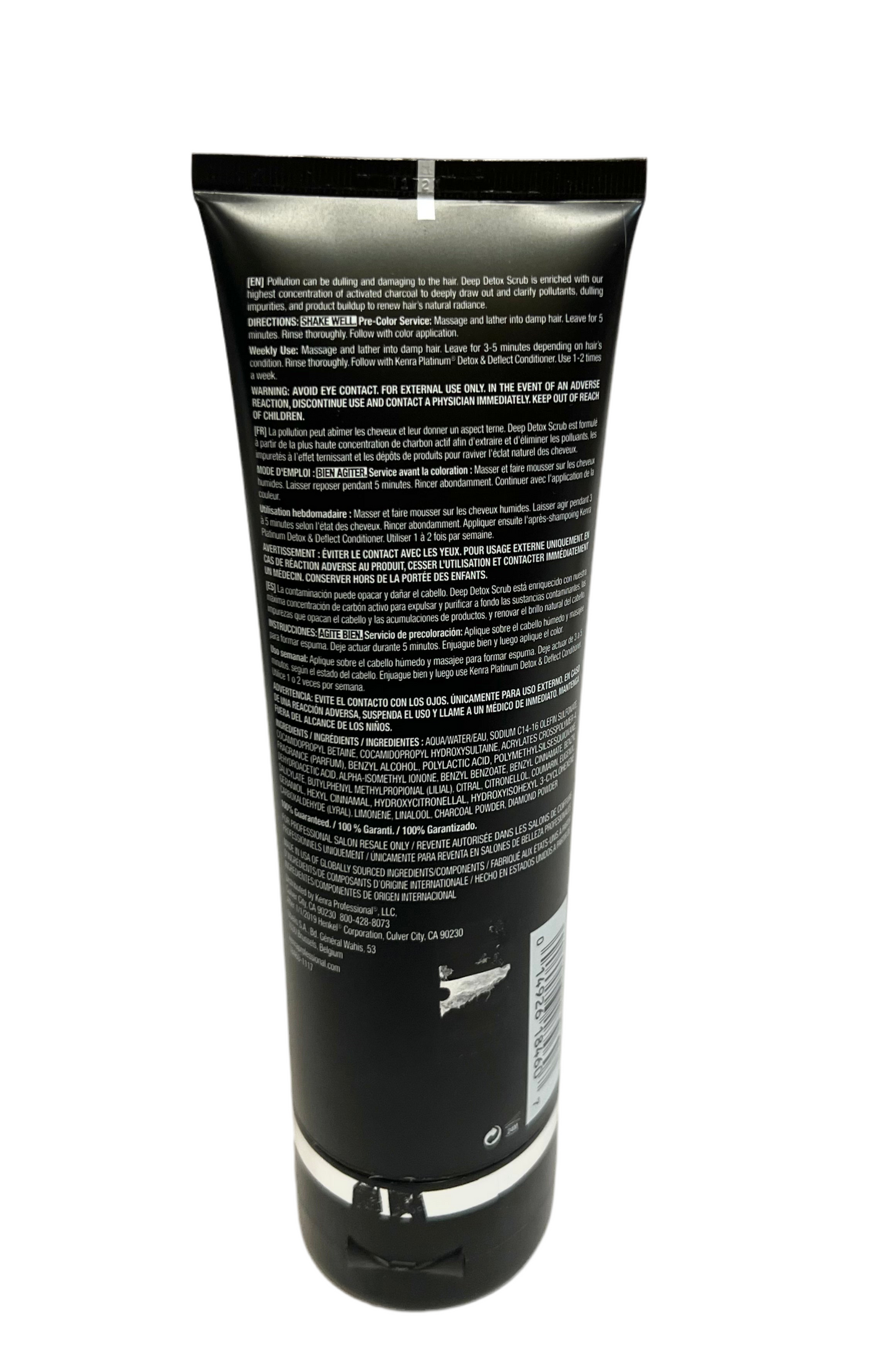 Kenra Platinum Deep Detox Scrub Intense Weekly Clarifier 6 Fl Oz.