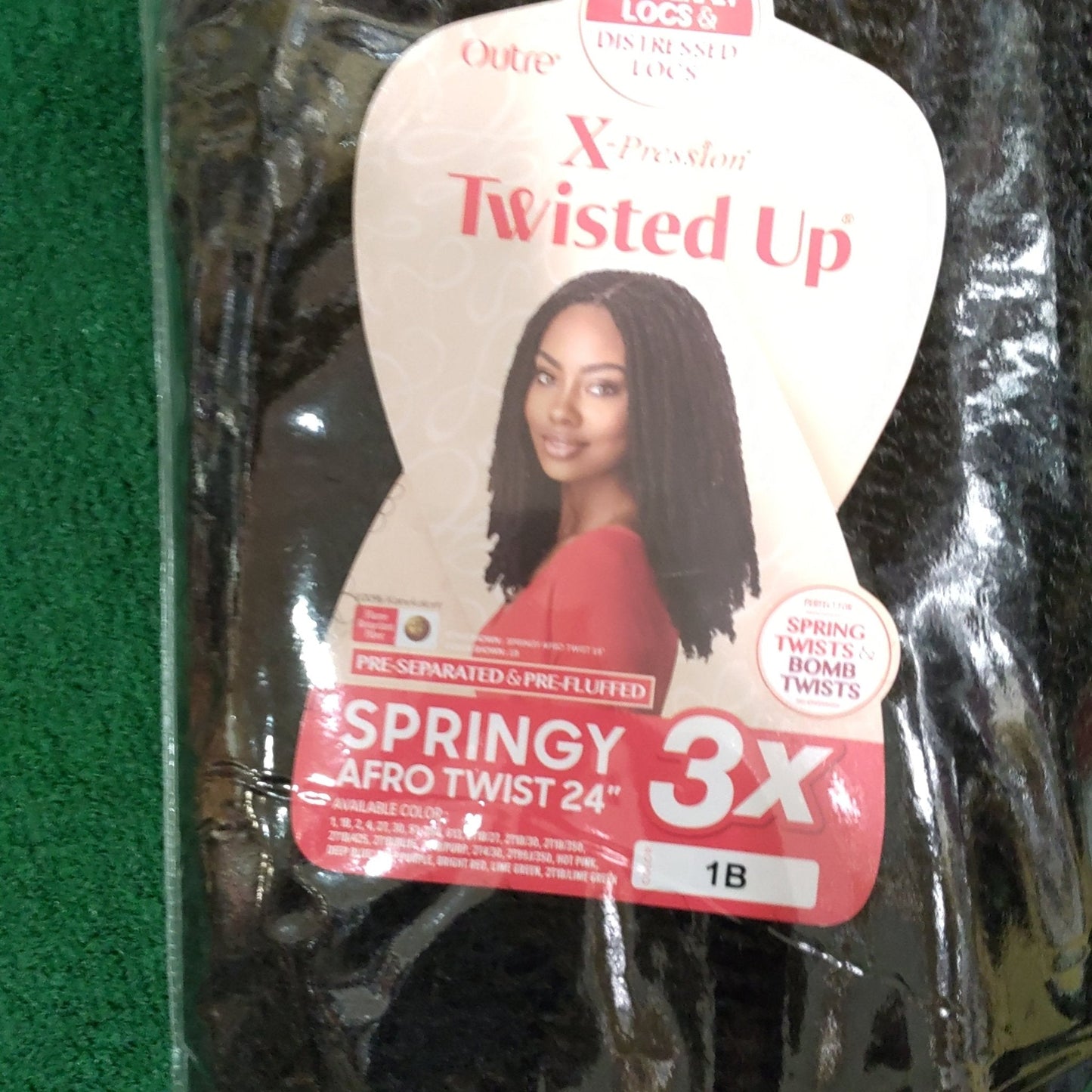 Outre X_ Pression Springy Afro Twist 24" 3x Color1B