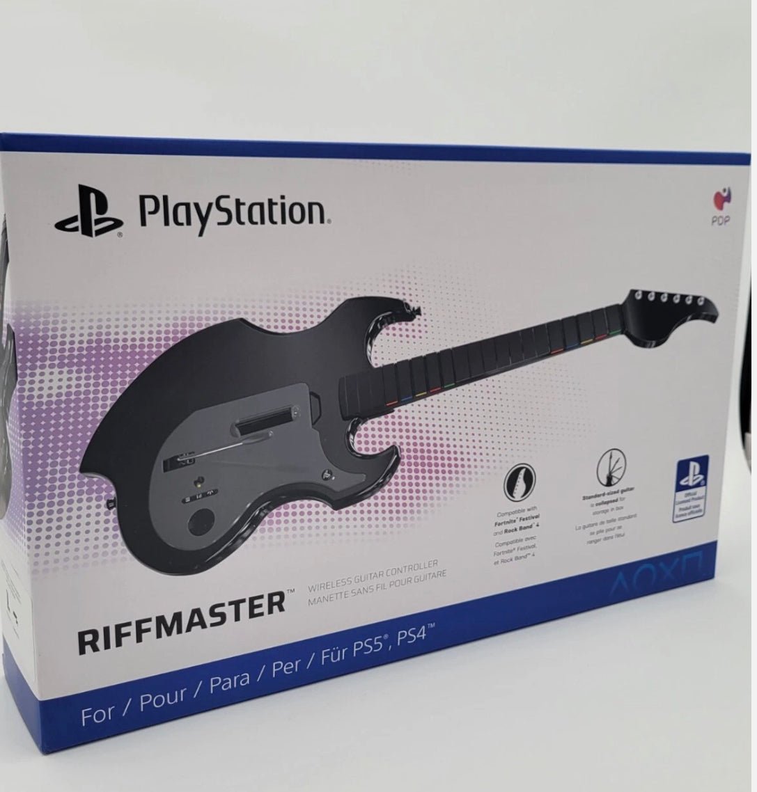 PDP - RIFFMASTER Wireless Guitar Controller For Playstation 5 and Playstation 4