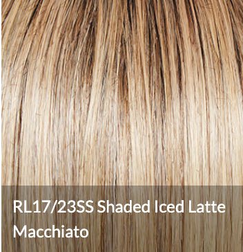 Raquel Welch Sheer Luxury Collection Showrunner Mid-Length Layered Wig, Luxlite Cap, Average, RL17/23SS Iced Latte Macchiato