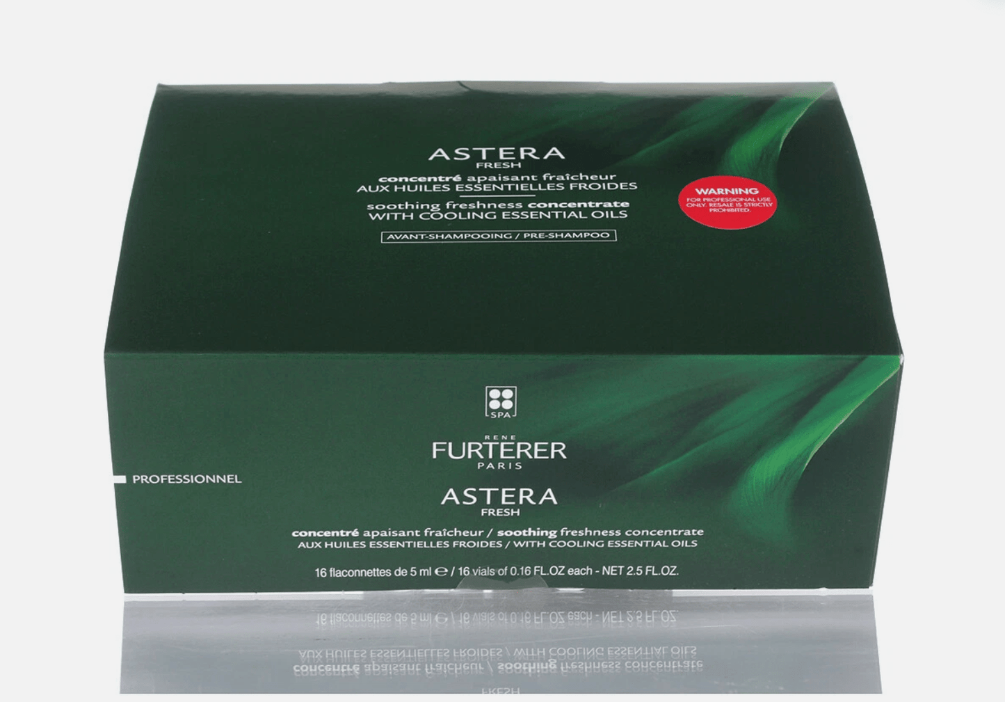 Rene Furterer Astera Soothing Fluid for Unisex, 0.2 Ounce=16 Pcs