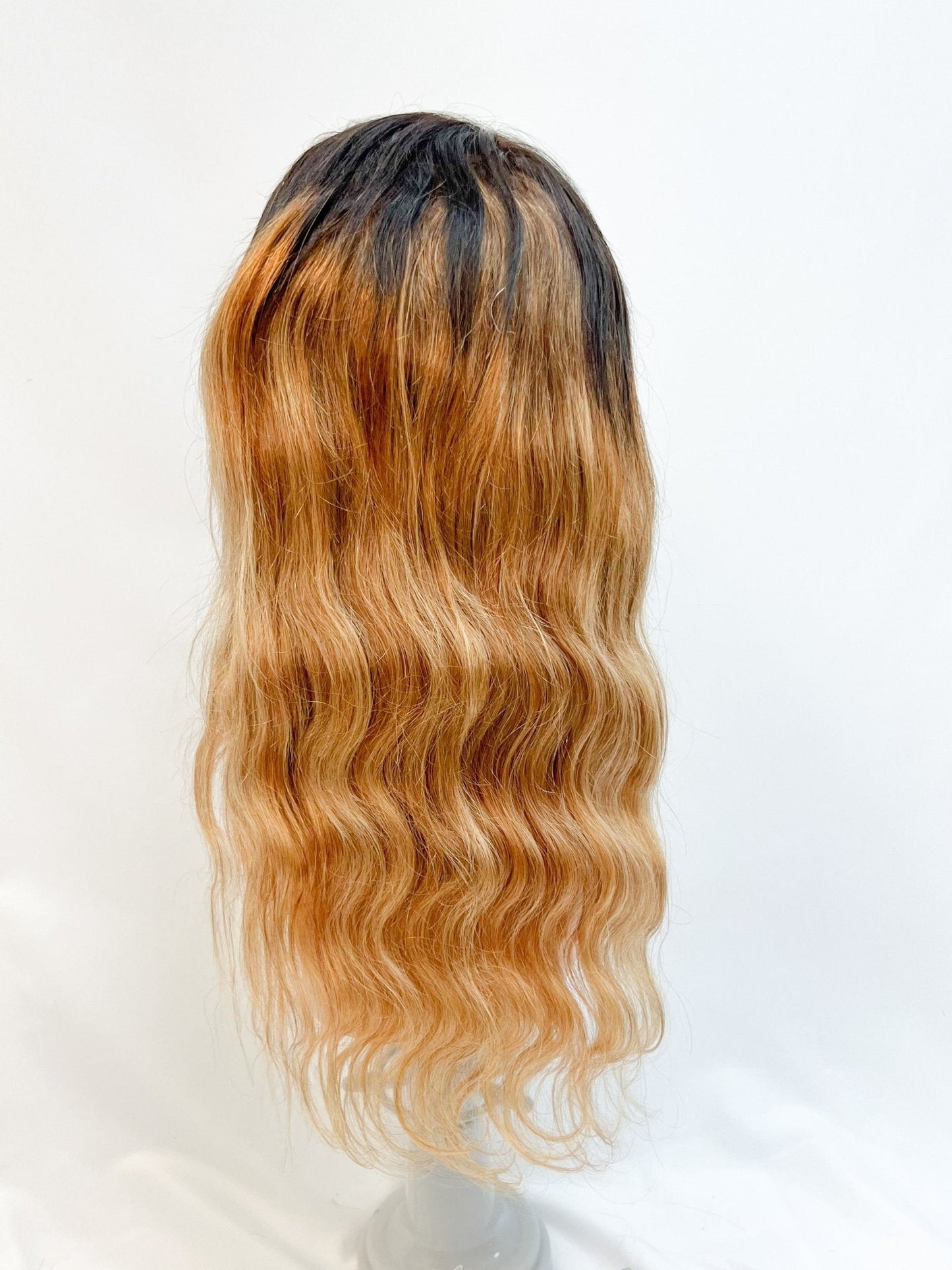 Rio Human Hair Body Wave Front Lace Wig - Gold