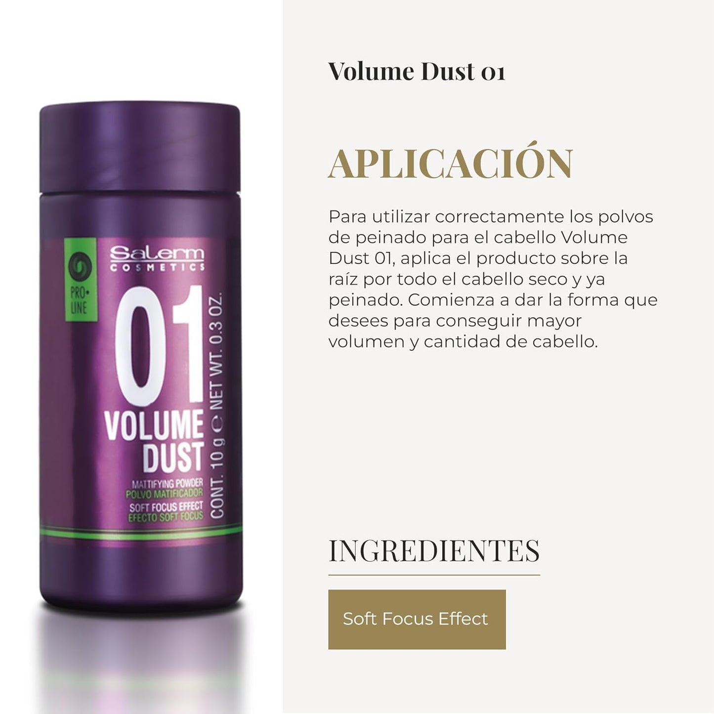 SALERM - Hair Styling Powder Volume Dust 01 -0.3 oz