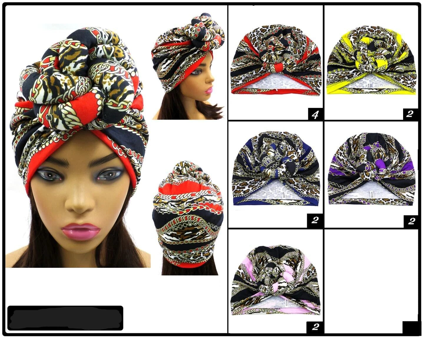 Knotted Design Head Wrap (1 pc)