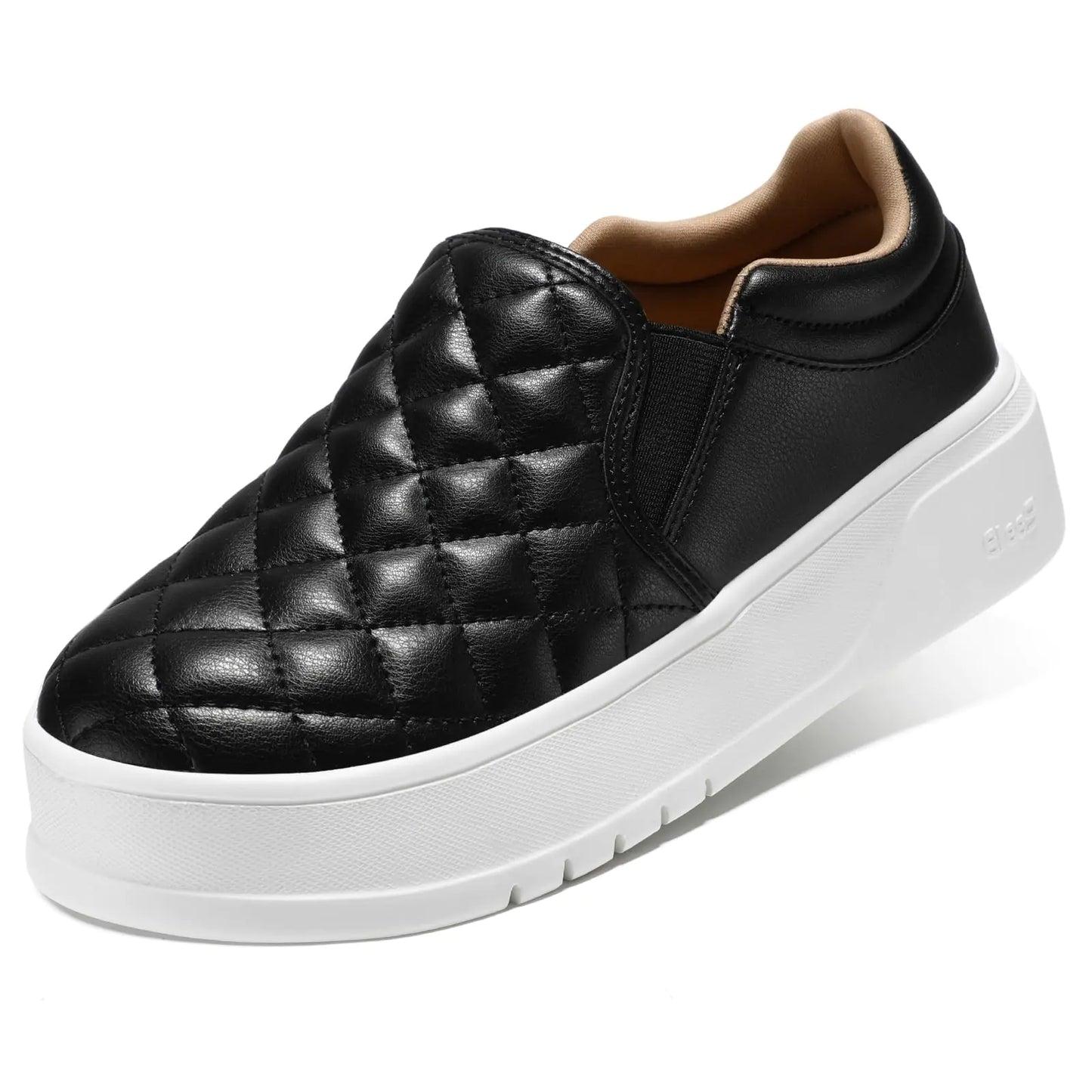Style Loft Collection STQ Cloud Comfort Loafers for Women, Panda (Size 8 US)