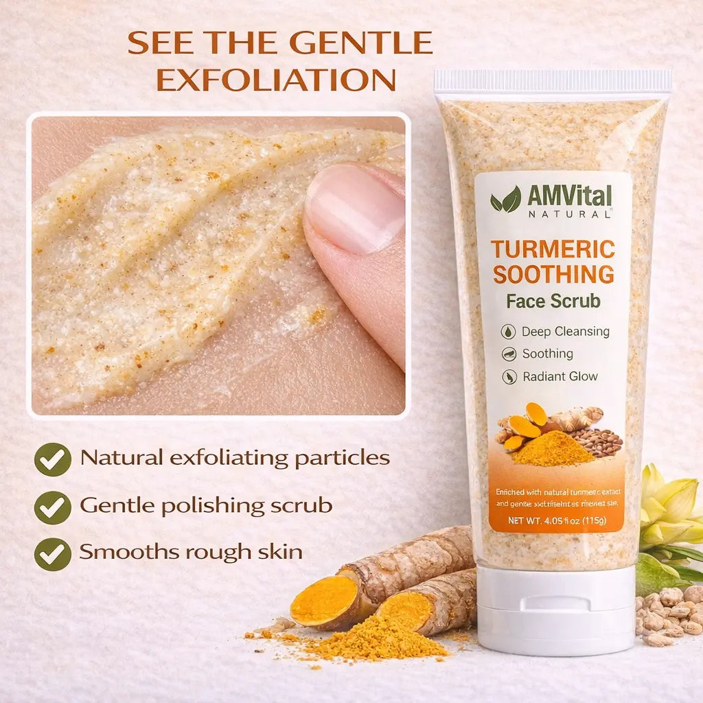 AMVital Turmeric Soothing Face Scrub