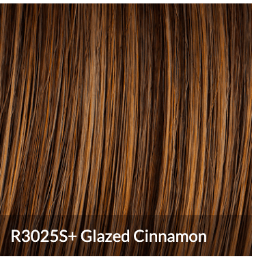 Short Textured Pixie Cut Wig Color R3025S+ Glazed Cinnamon - Hairdo Wigs 5 Length Boy Cut Tapered Layers Bangs TRU2LIFE Heat Friendly Synthetic