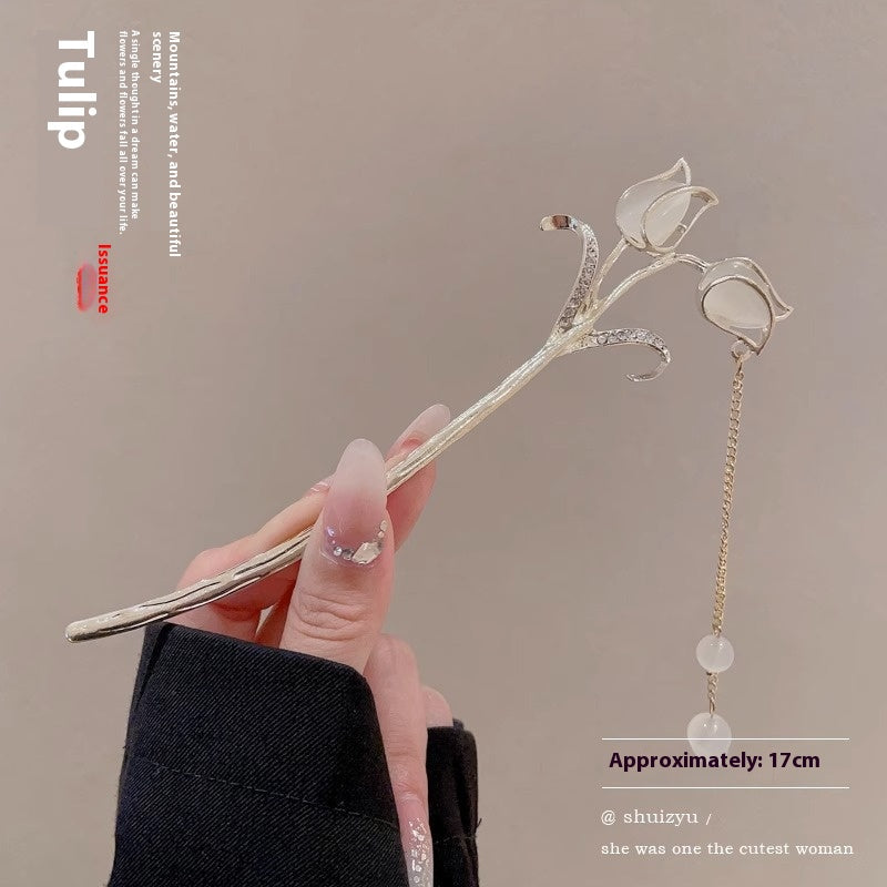 Dress Accessories Hairpin Headwear Antique Style Plate Hairpin