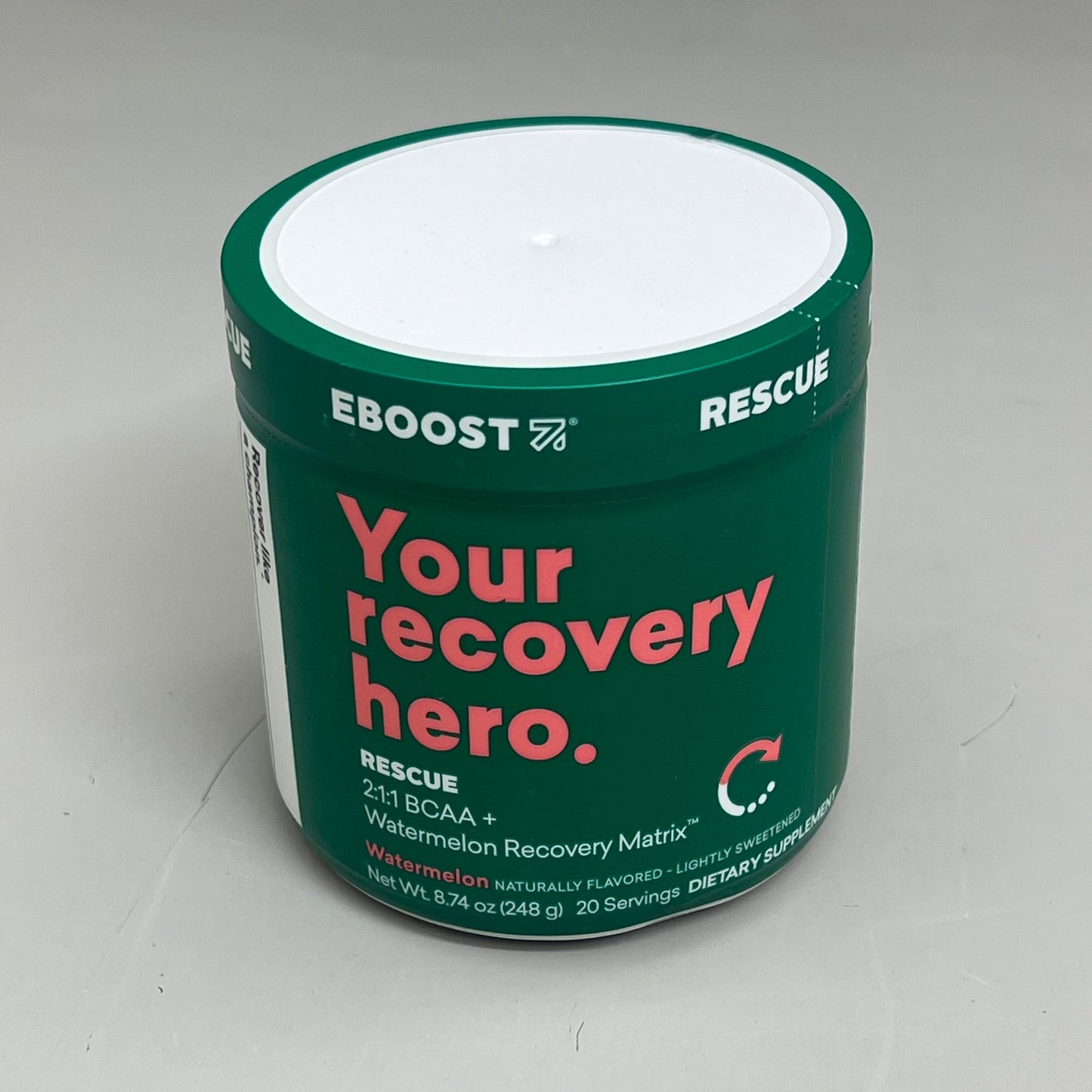 ZA@ EBOOST Gluten-Free Plant-Based Pre-Workout Watermelon Rescue 20 Serving BB 08/25 A