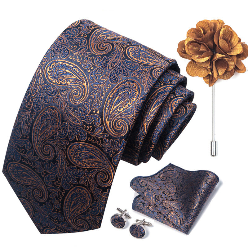 Men's Tie Suit Pocket Square Combo 8